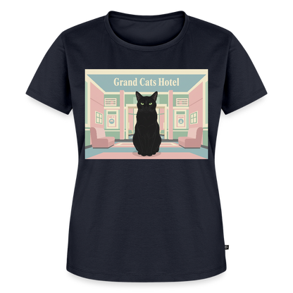 Grand Hotel Krümel | Frauen Premium T-Shirt - Navy