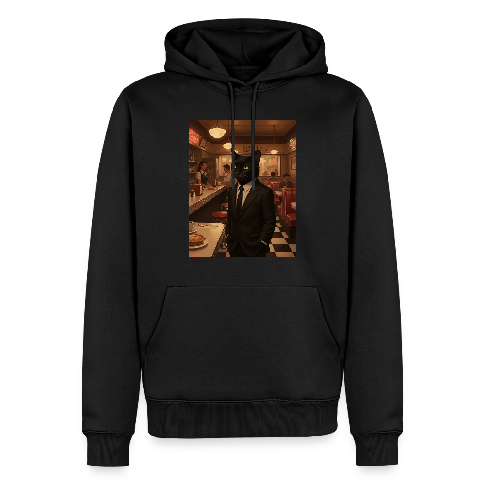 Krümel – Royale mit Pfote | Männer Premium Hoodie - Schwarz