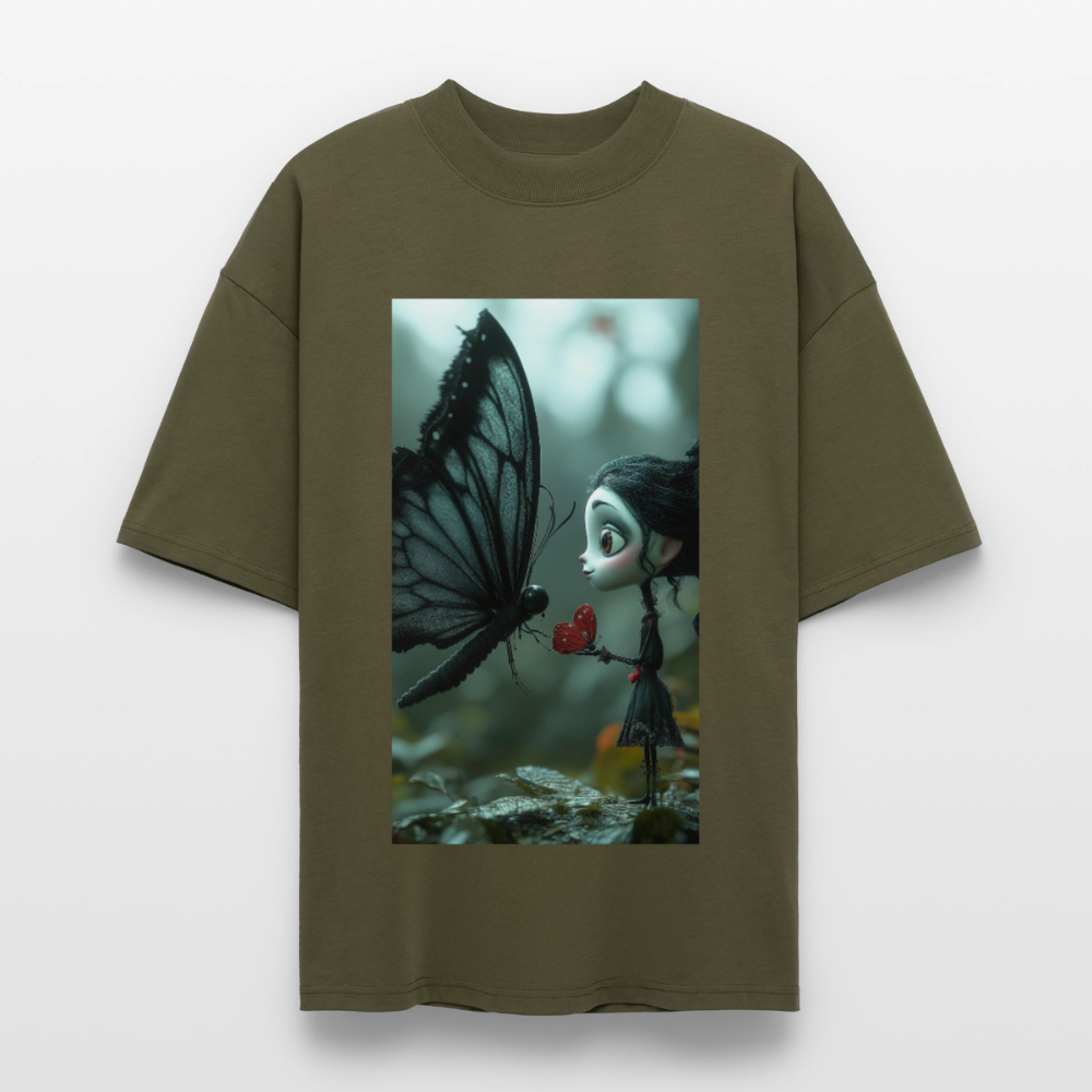 Mut für einen Moment | Stanley/Stella Oversized Unisex Bio T-Shirt Blaster - Khaki