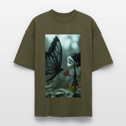 Mut für einen Moment | Stanley/Stella Oversized Unisex Bio T-Shirt Blaster - Khaki