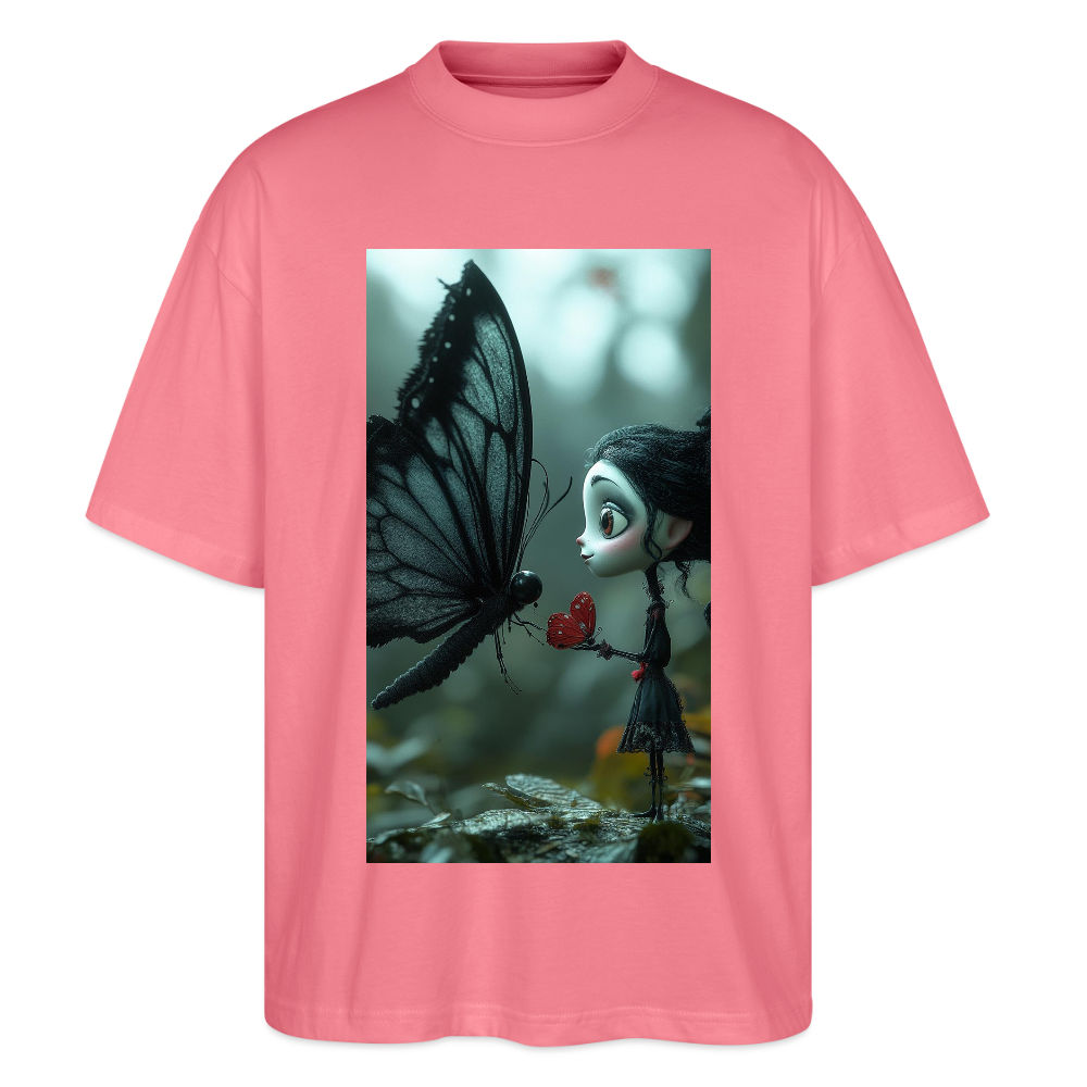 Mut für einen Moment | Stanley/Stella Oversized Unisex Bio T-Shirt Blaster - Pink 