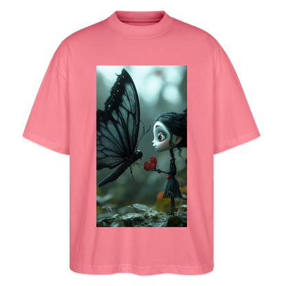 Mut für einen Moment | Stanley/Stella Oversized Unisex Bio T-Shirt Blaster - Pink 