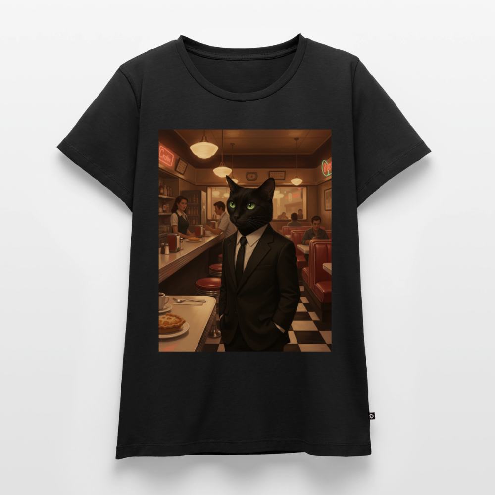 Krümel – Royale mit Pfote | Frauen Premium T-Shirt - Schwarz
