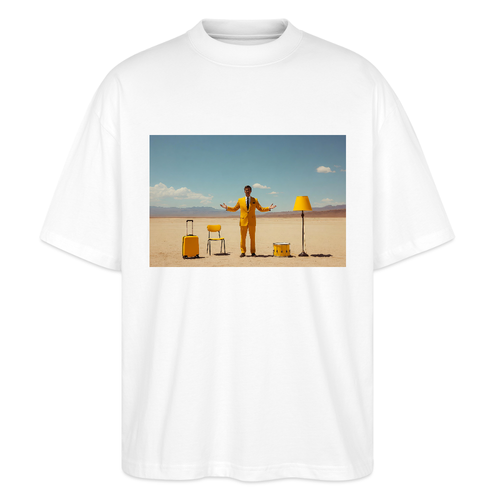 Alles im Griff (theoretisch) | Stanley/Stella Oversized Unisex Bio T-Shirt Blaster - Weiß