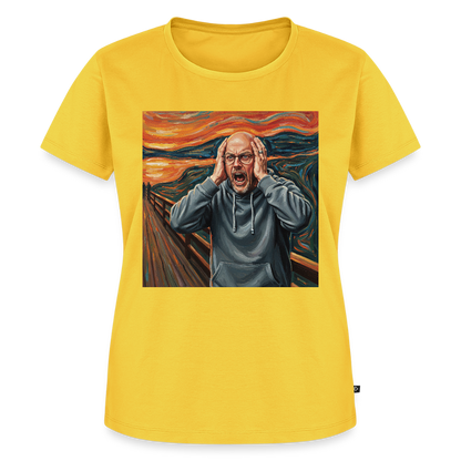 Der Schrei… wenn es wirklich reicht | Frauen Premium T-Shirt - Gelb