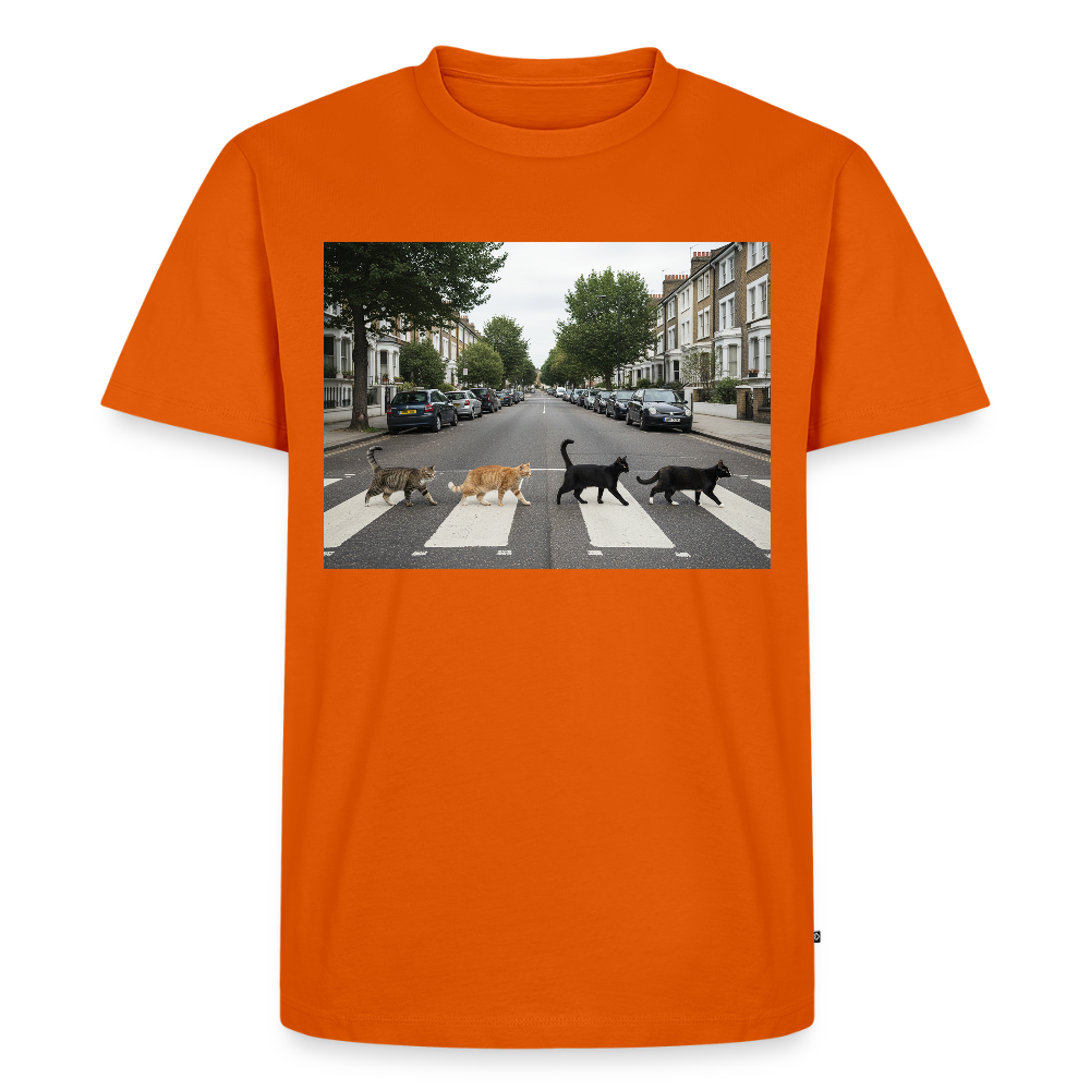 The Purrfect Crossing – Wir waren vor der Band da | Männer Premium T-Shirt - Orange 