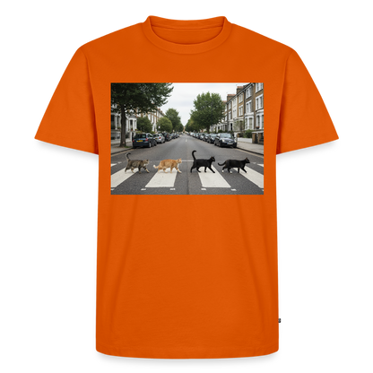 The Purrfect Crossing – Wir waren vor der Band da | Männer Premium T-Shirt - Orange 