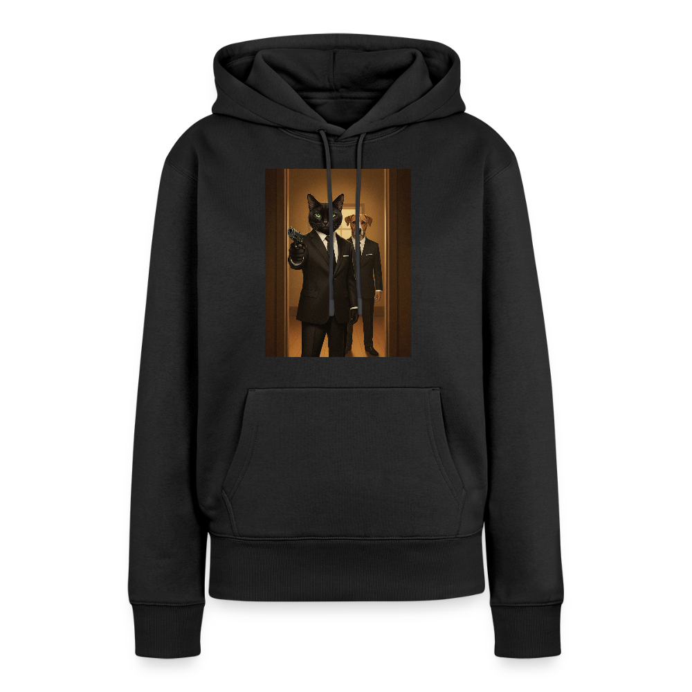 Krümel – Say Meow Again | Frauen Premium Hoodie - Schwarz