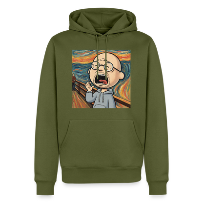 Der Schrei… aber heute bin ich dran | Männer Premium Hoodie - Khaki