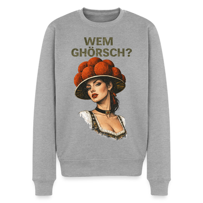 Wem ghörsch? – Schwarzwald Edition |  Männer Premium Pullover - Grau meliert