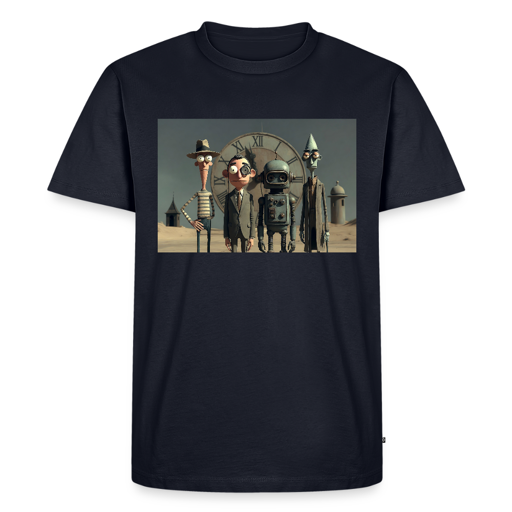 Pünktlich zu spät – Die seltsame Gesellschaft | Männer Premium T-Shirt - Navy