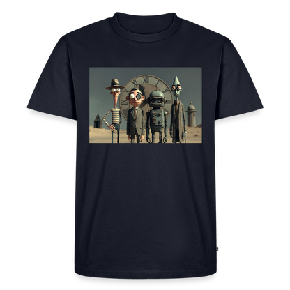 Pünktlich zu spät – Die seltsame Gesellschaft | Männer Premium T-Shirt - Navy