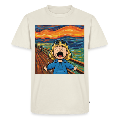 Der Schrei… manchmal bist du es selbst | Männer Premium T-Shirt - Naturweiß