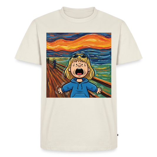 Der Schrei… manchmal bist du es selbst | Männer Premium T-Shirt - Naturweiß