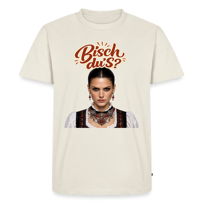 Schwarzwaldstolz – Sie weiß, wer sie isch | Männer Premium T-Shirt - Naturweiß