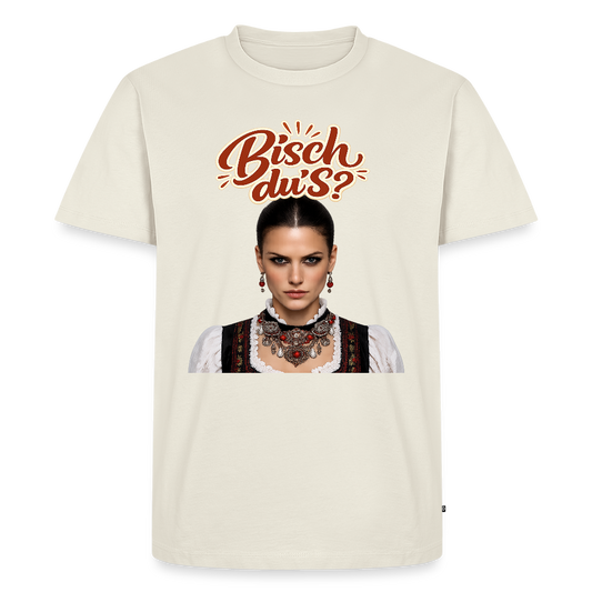 Schwarzwaldstolz – Sie weiß, wer sie isch | Männer Premium T-Shirt - Naturweiß