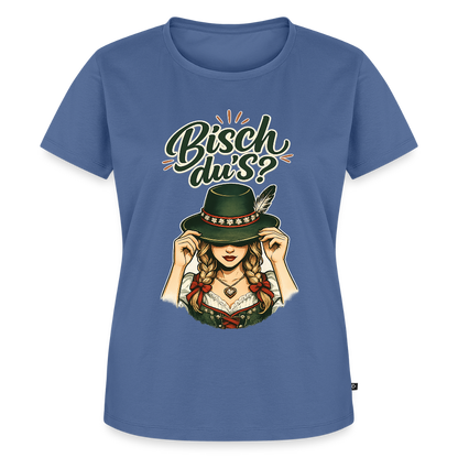 Bisch du’s? – Der Blick sagt alles | Frauen Premium T-Shirt - Taubenblau