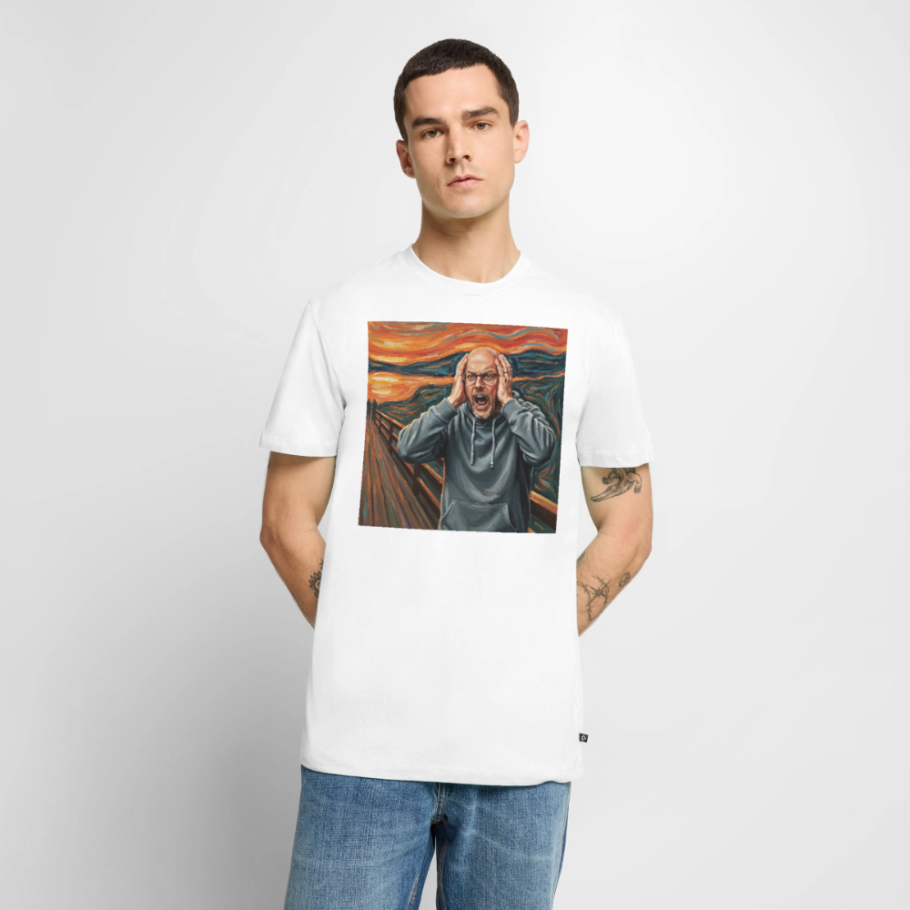 Der Schrei… wenn es wirklich reicht | Männer Premium T-Shirt - Weiß