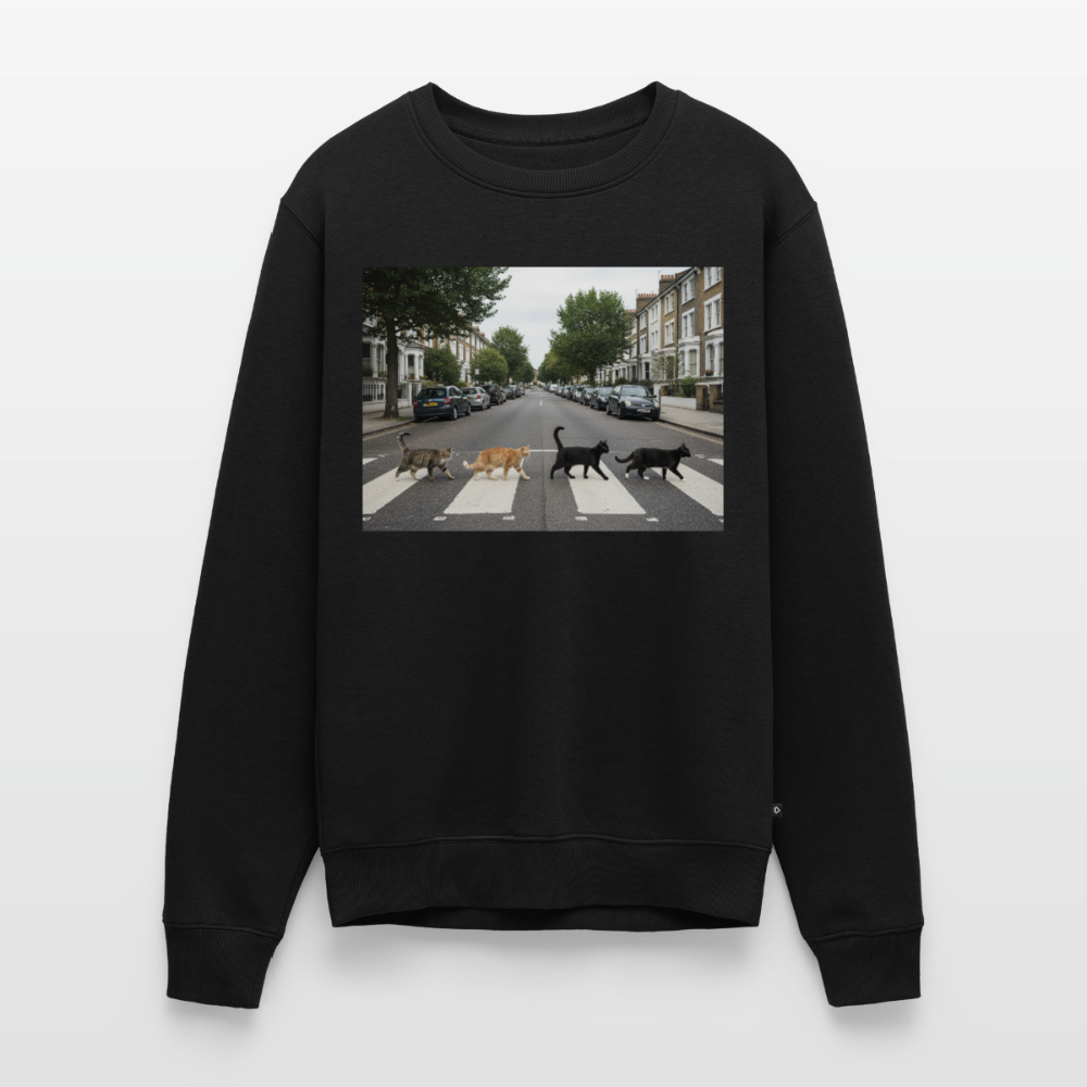 The Purrfect Crossing – Wir waren vor der Band da |  Männer Premium Pullover - Schwarz