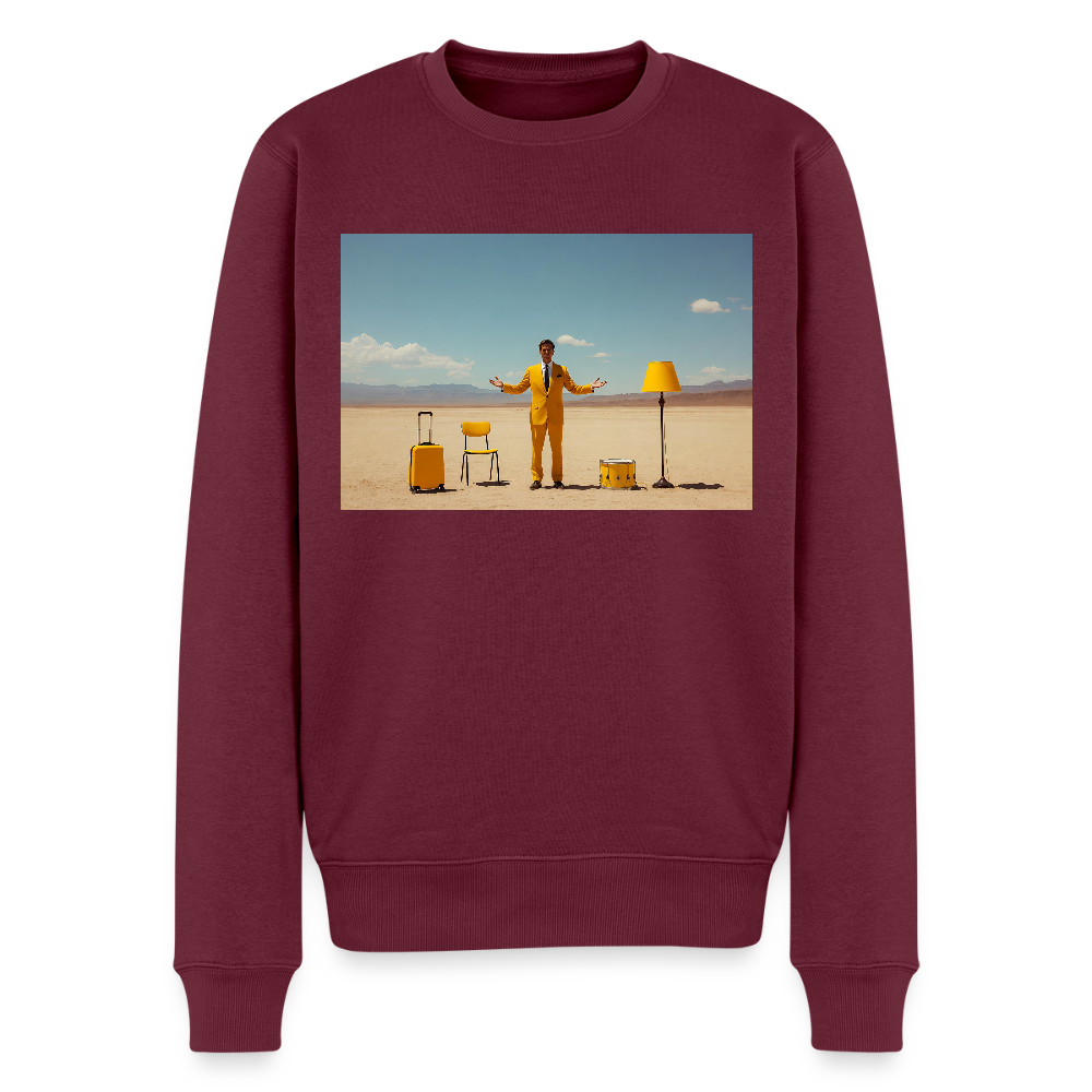 Alles im Griff (theoretisch) |  Männer Premium Pullover - Burgunderrot