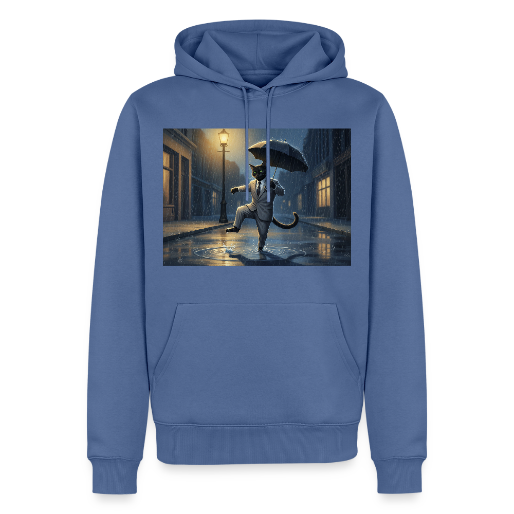 Krümel tanzt im Regen | Männer Premium Hoodie - Taubenblau