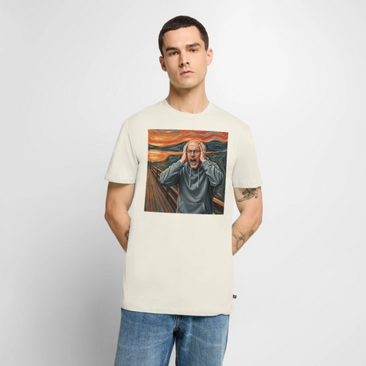 Der Schrei… wenn es wirklich reicht | Männer Premium T-Shirt - Naturweiß