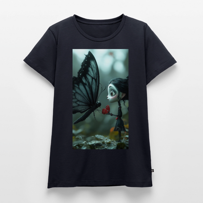 Mut für einen Moment | Frauen Premium T-Shirt - Navy