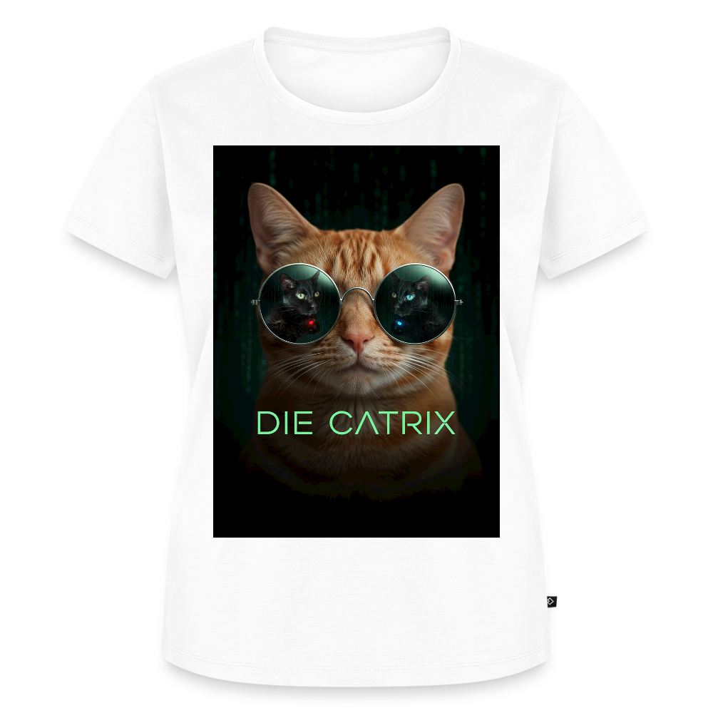 Die Catrix – Krümel erwacht | Frauen Premium T-Shirt - Weiß