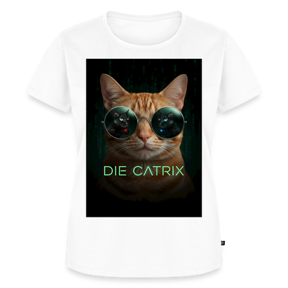 Die Catrix – Krümel erwacht | Frauen Premium T-Shirt - Weiß