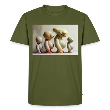 So wachsen wir also | Männer Premium T-Shirt - Khaki