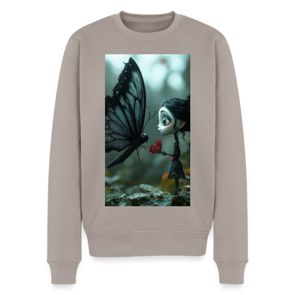 Mut für einen Moment |  Männer Premium Pullover - Taupe