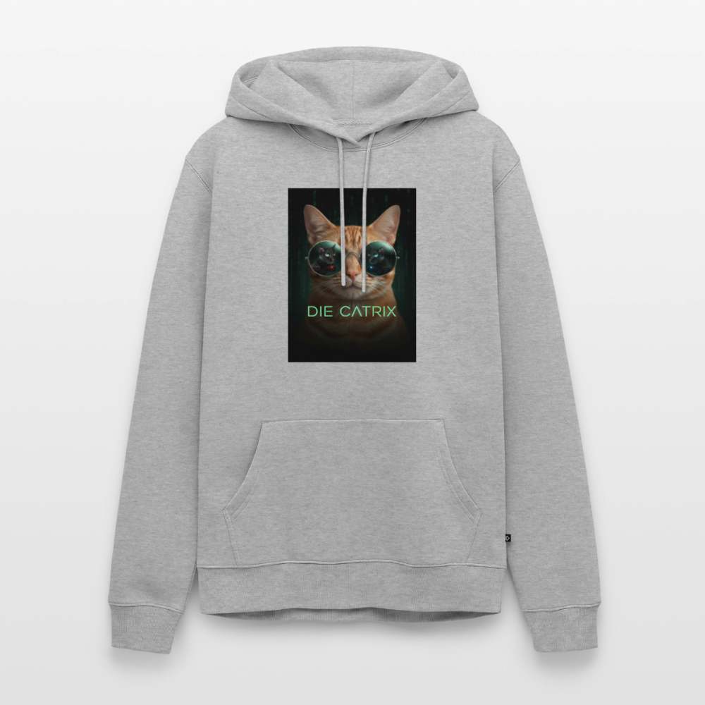 Die Catrix – Krümel erwacht | Männer Premium Hoodie - Grau meliert
