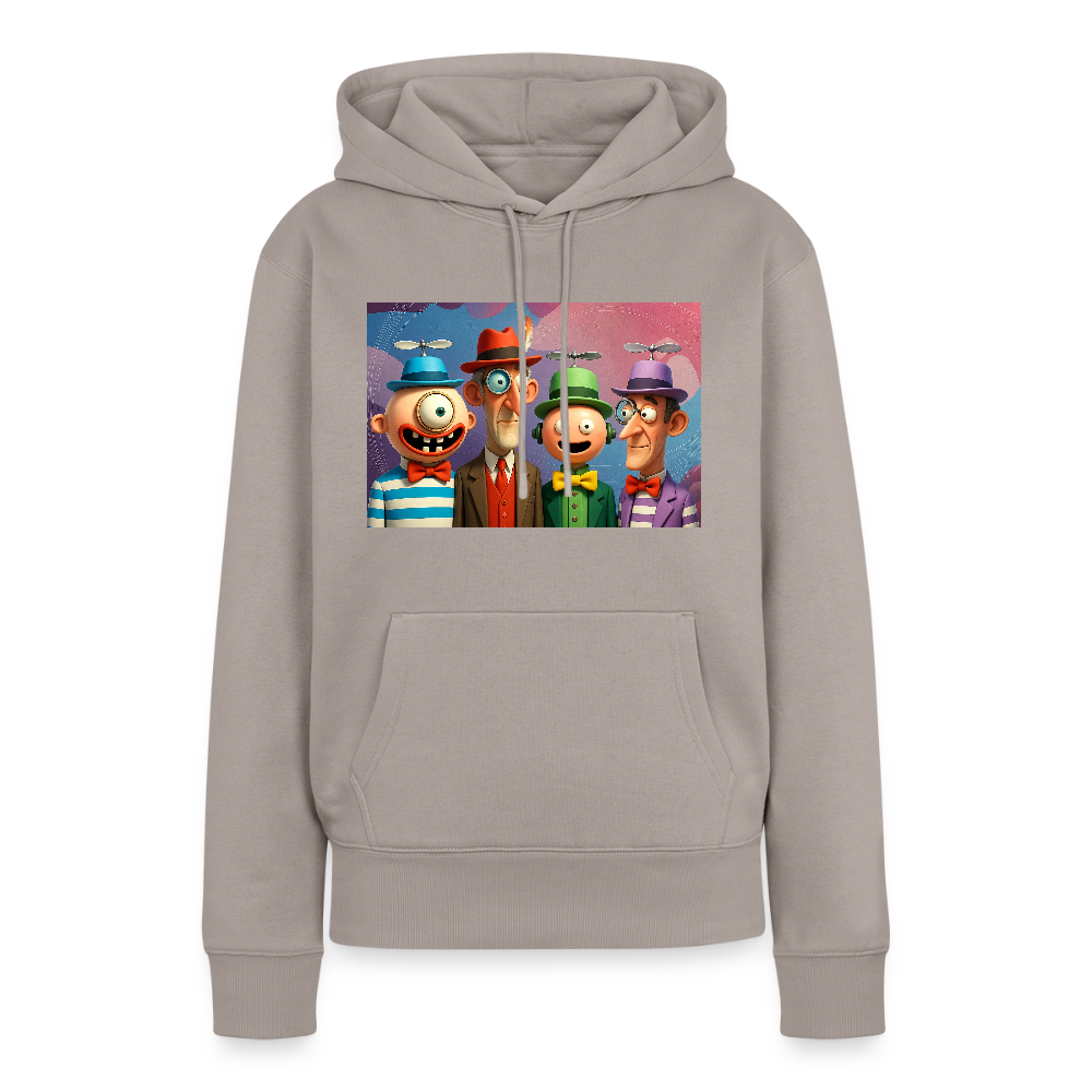 Gedankenkreise auf Hochtouren | Frauen Premium Hoodie - Taupe