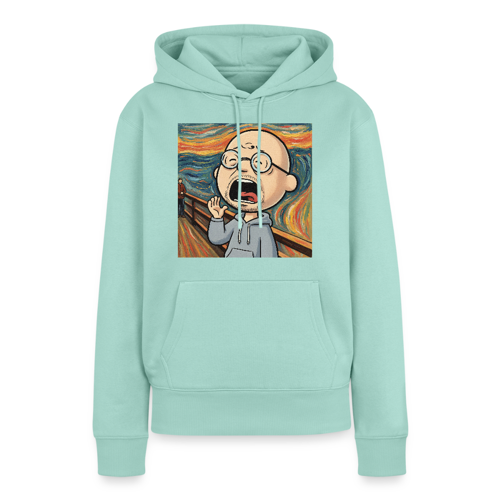 Der Schrei… aber heute bin ich dran | Frauen Premium Hoodie - Mint 
