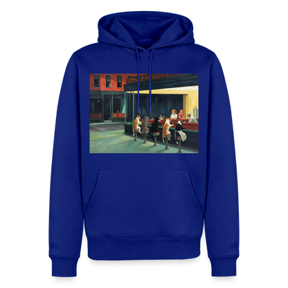 Wenn Hopper Katzen gemalt hätte | Männer Premium Hoodie - Royalblau