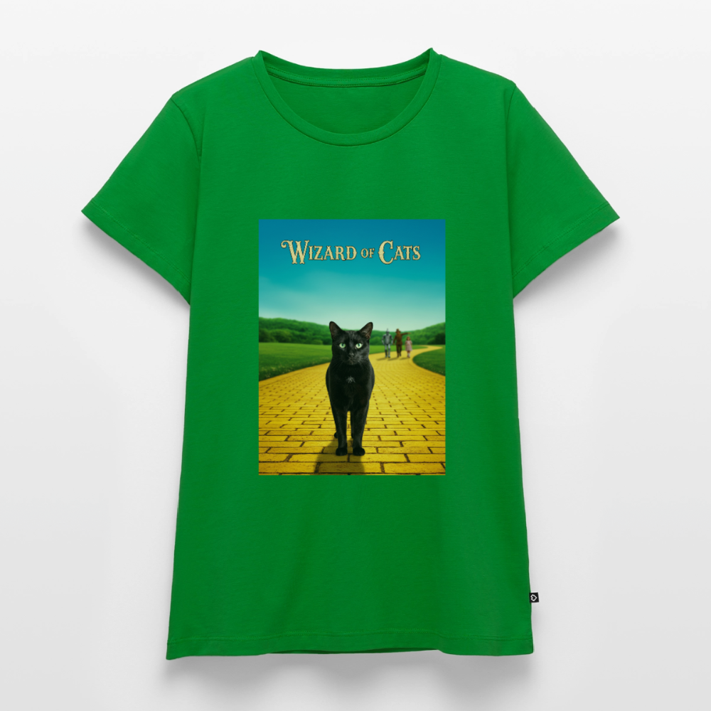 Wizard of Cats – Der gelbe Weg gehört Krümel | Frauen Premium T-Shirt - Grün