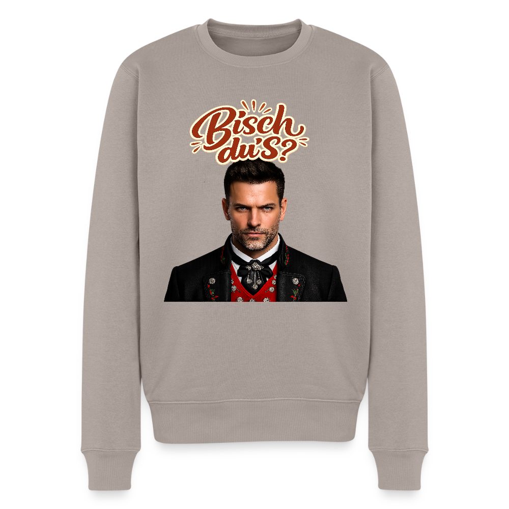 Bisch du’s? – Schwarzwaldkerl |  Männer Premium Pullover - Taupe