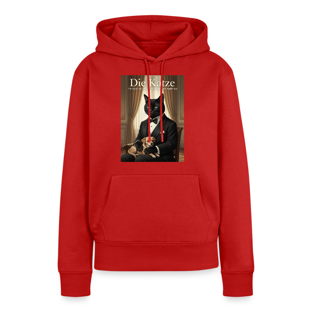 Die Katze – Krümel regelt das | Frauen Premium Hoodie - Rot