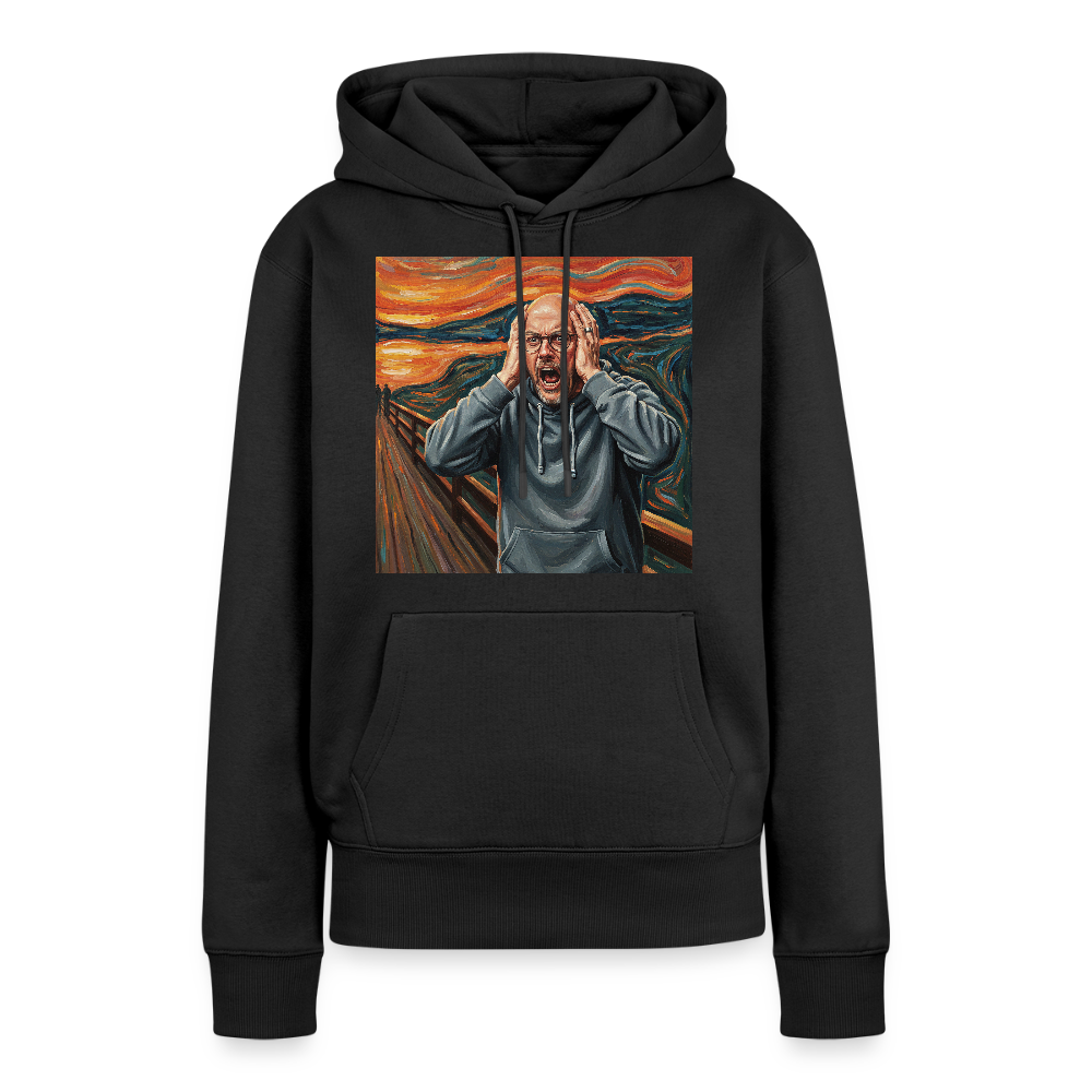 Der Schrei… wenn es wirklich reicht | Frauen Premium Hoodie - Schwarz