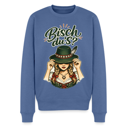 Bisch du’s? – Der Blick sagt alles |  Männer Premium Pullover - Taubenblau