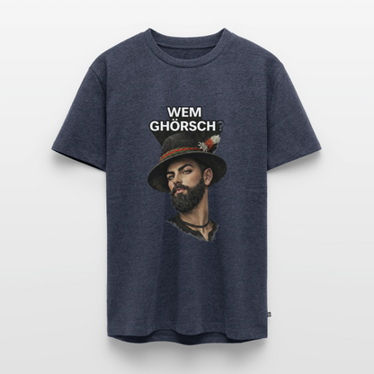 Wem ghörsch? – Alemannische Klärung | Männer Premium T-Shirt - Jeansblau 