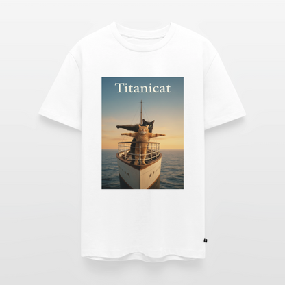 Titanicat – Ich bin der König der Kratzbäume | Männer Premium T-Shirt - Weiß