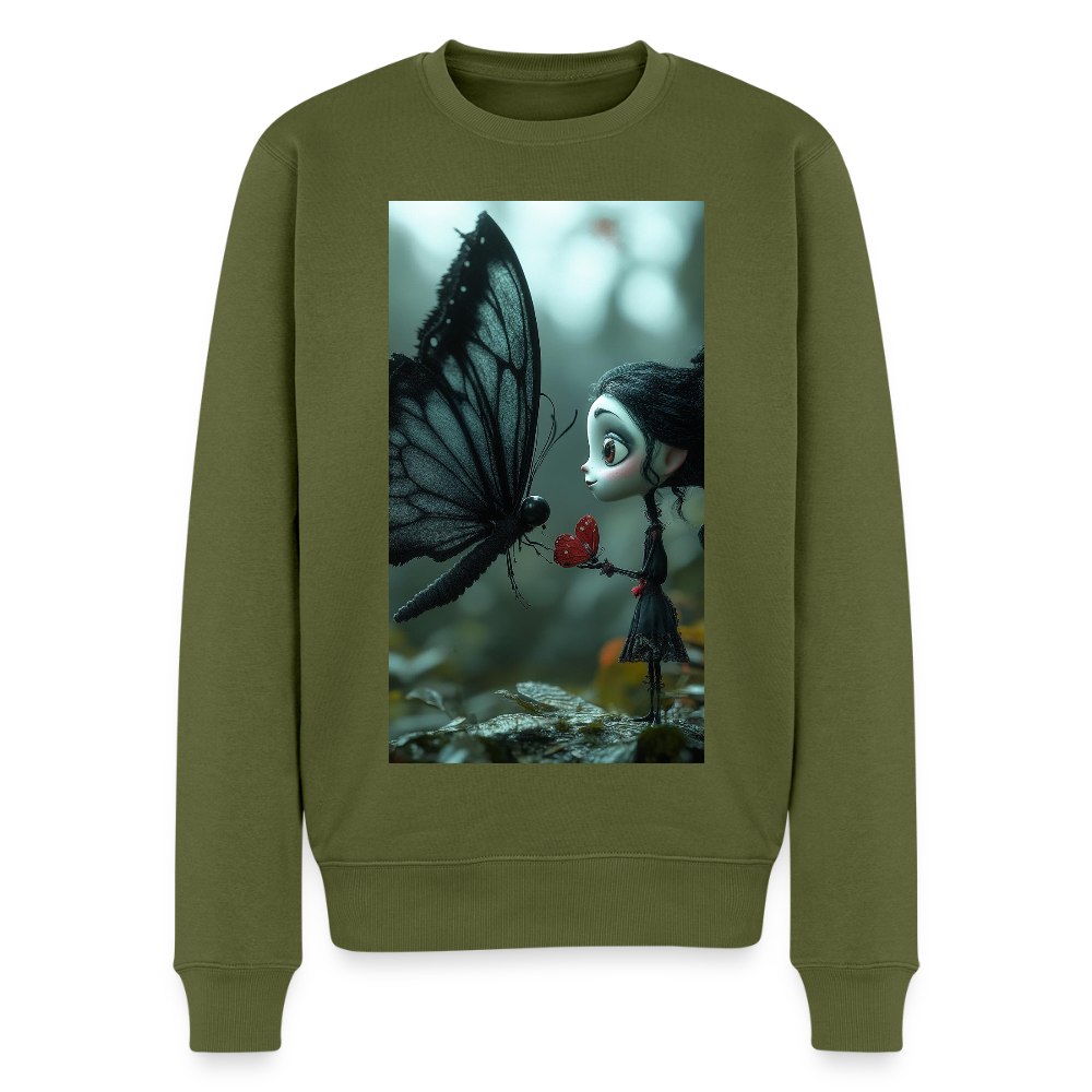 Mut für einen Moment |  Männer Premium Pullover - Khaki
