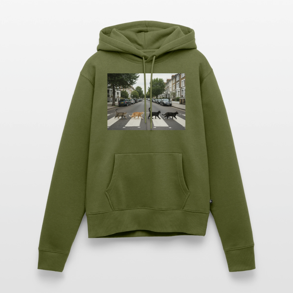 The Purrfect Crossing – Wir waren vor der Band da | Frauen Premium Hoodie - Khaki