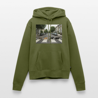 The Purrfect Crossing – Wir waren vor der Band da | Frauen Premium Hoodie - Khaki