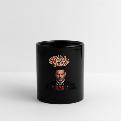 Bisch du’s? – Schwarzwaldkerl | Tasse einfarbig - Schwarz