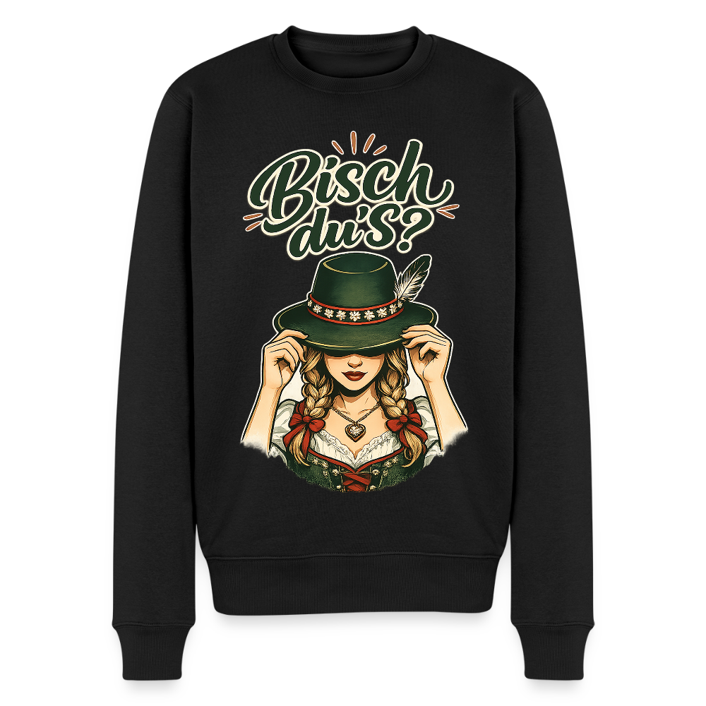 Bisch du’s? – Der Blick sagt alles |  Männer Premium Pullover - Schwarz