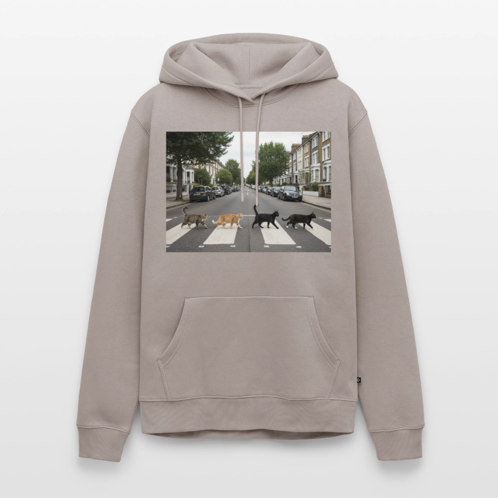 The Purrfect Crossing – Wir waren vor der Band da | Männer Premium Hoodie - Taupe