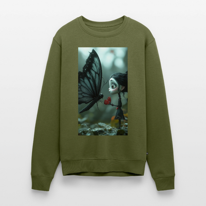 Mut für einen Moment |  Männer Premium Pullover - Khaki