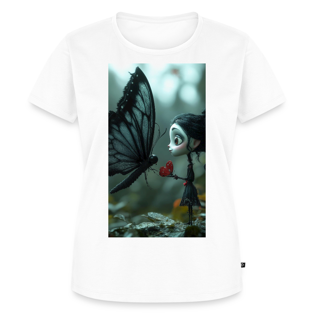 Mut für einen Moment | Frauen Premium T-Shirt - Weiß